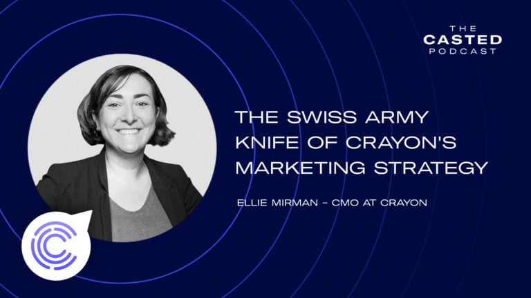 Content: The Swiss Army Knife of Crayon's Marketing Strategy with Ellie Mirman